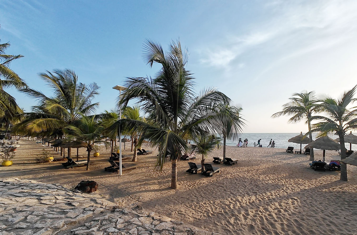 Plage de l'Hôtel Neptune, Saly, Sénégal
