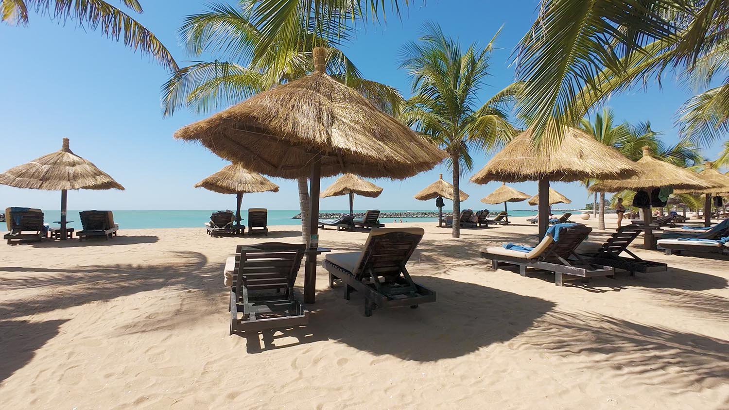 Plage de l'Hôtel Neptune, Saly, Sénégal